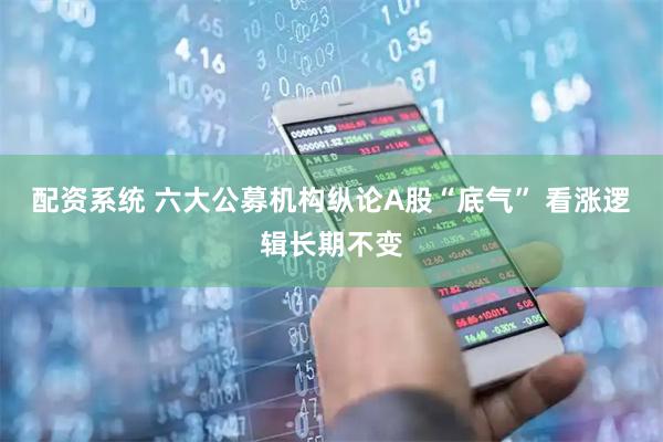 配资系统 六大公募机构纵论A股“底气” 看涨逻辑长期不变